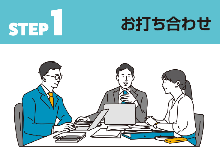STEP 1 お打ち合わせ